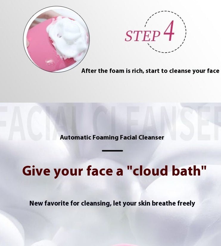 Silicone Sonic Facial Cleansing Brush USB Rechargeable | Burford Glow