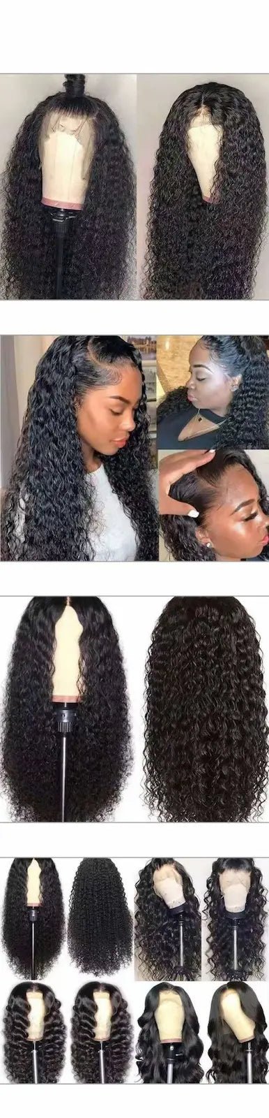 Front Lace Long Curly Wig – Exotic Glamour Style