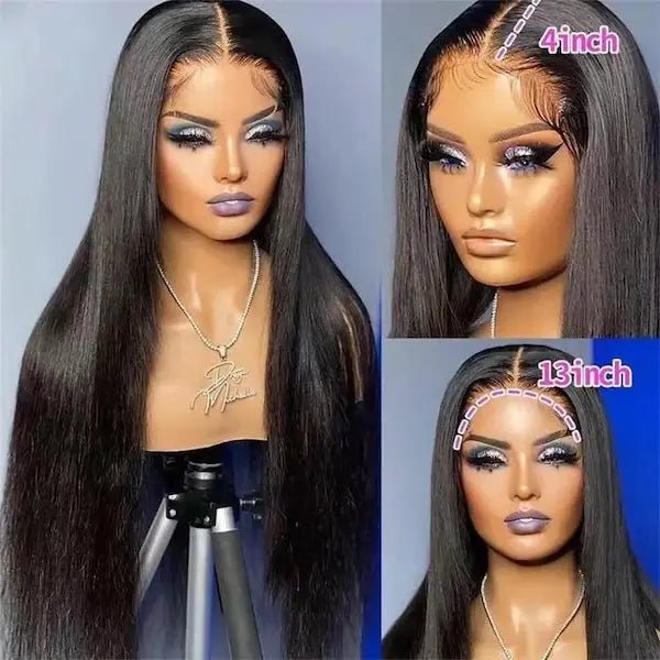 Long Straight Lace Front Wig | Multi-Color | Burford Glow