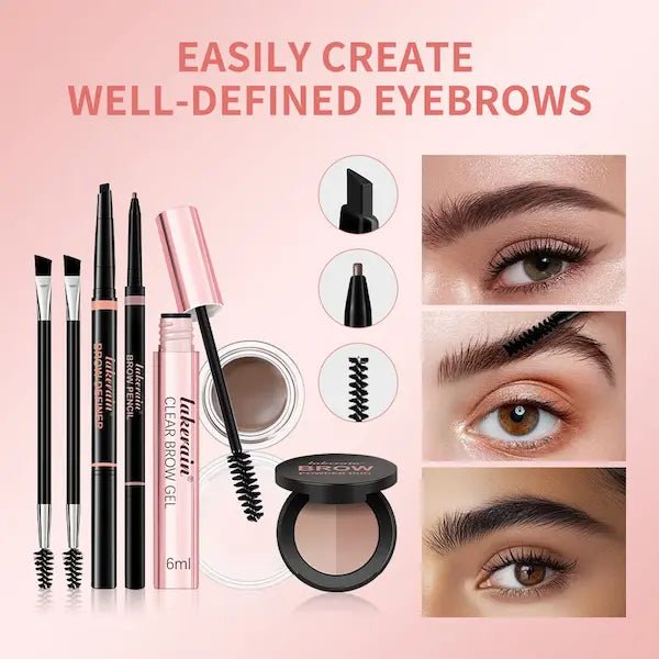 Full Brow Kit – Eyebrow Pencil, Powder & Setting Gel