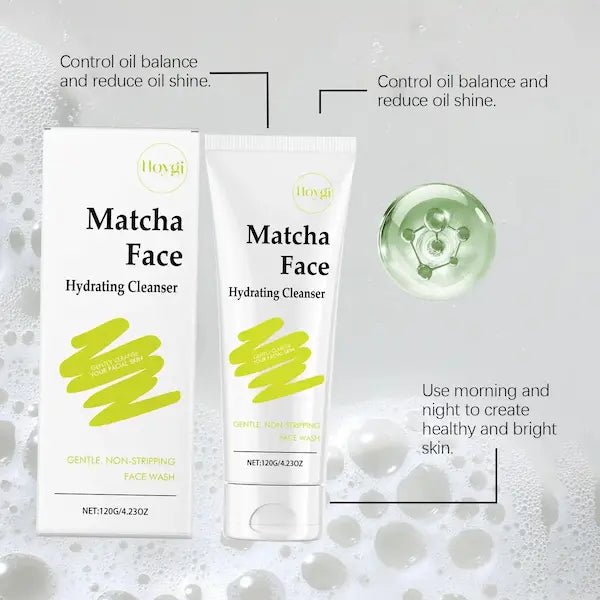 Matcha & Vitamin E Gentle Moisturizing Facial Cleanser 120g | Burford Glow