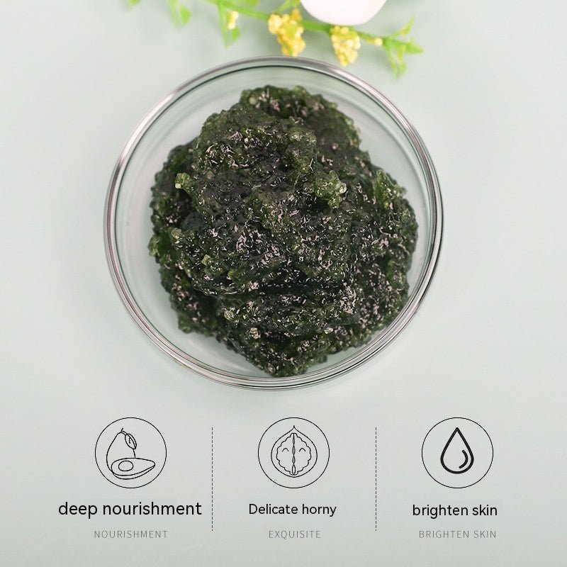 Green Tea & Sea Salt Exfoliating Facial Scrub 284g | Burford Glow
