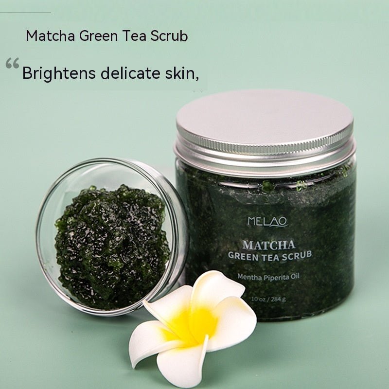 Green Tea & Sea Salt Exfoliating Facial Scrub 284g | Burford Glow