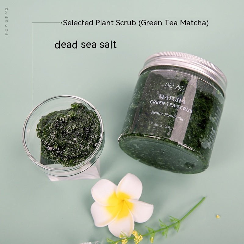 Green Tea & Sea Salt Exfoliating Facial Scrub 284g | Burford Glow