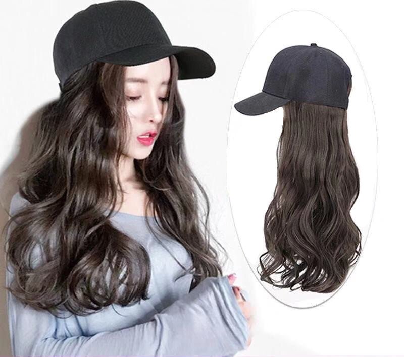 Burford Glow Fashion Hat Wig – Long Hair Attached