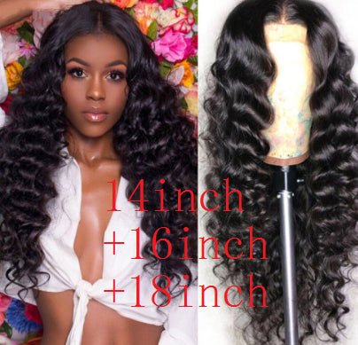 Burford Glow 13x4 Loose Deep Wave Lace Front Human Hair Wig