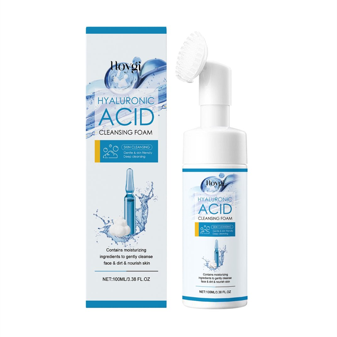 Hyaluronic Acid Brightening Facial Cleanser Foam | Burford Glow