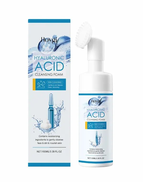 Hyaluronic Acid Brightening Facial Cleanser Foam | Burford Glow