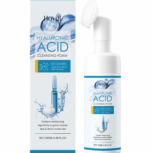 Hyaluronic Acid Brightening Facial Cleanser Foam | Burford Glow