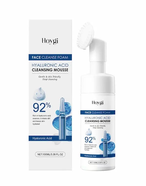 Hyaluronic Acid Brightening Facial Cleanser Foam | Burford Glow