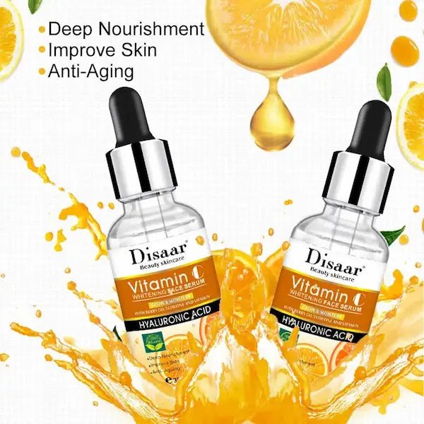 Hyaluronic Acid & Vitamin C Brightening Face Serum