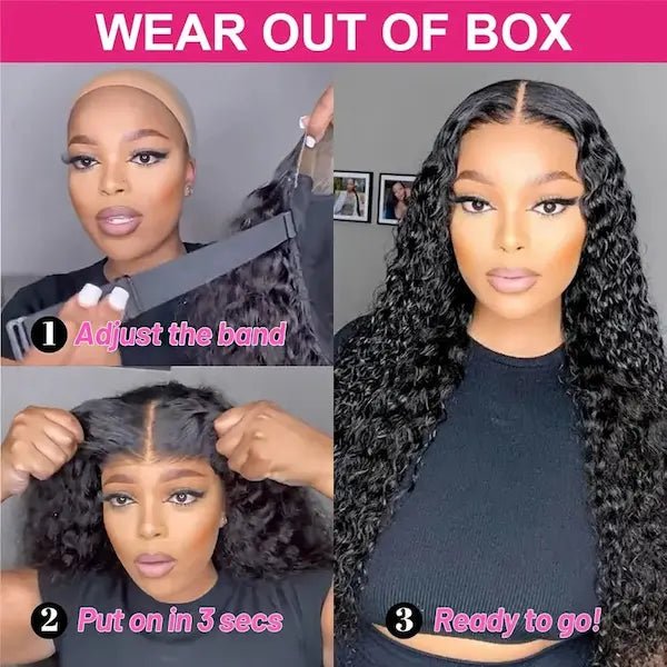 7x5 HD Lace Kinky Curly Wig – Glueless 250% Density Human Hair