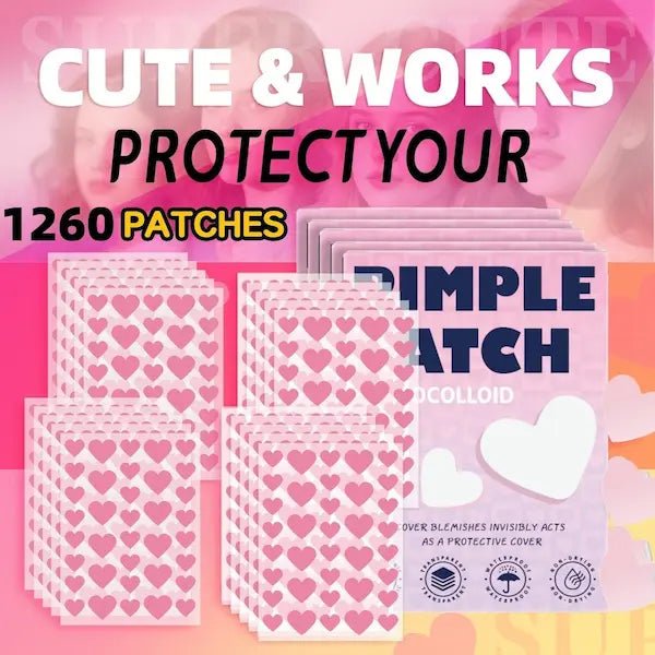 Large Invisible Pimple Patches – Breathable Blemish Cover