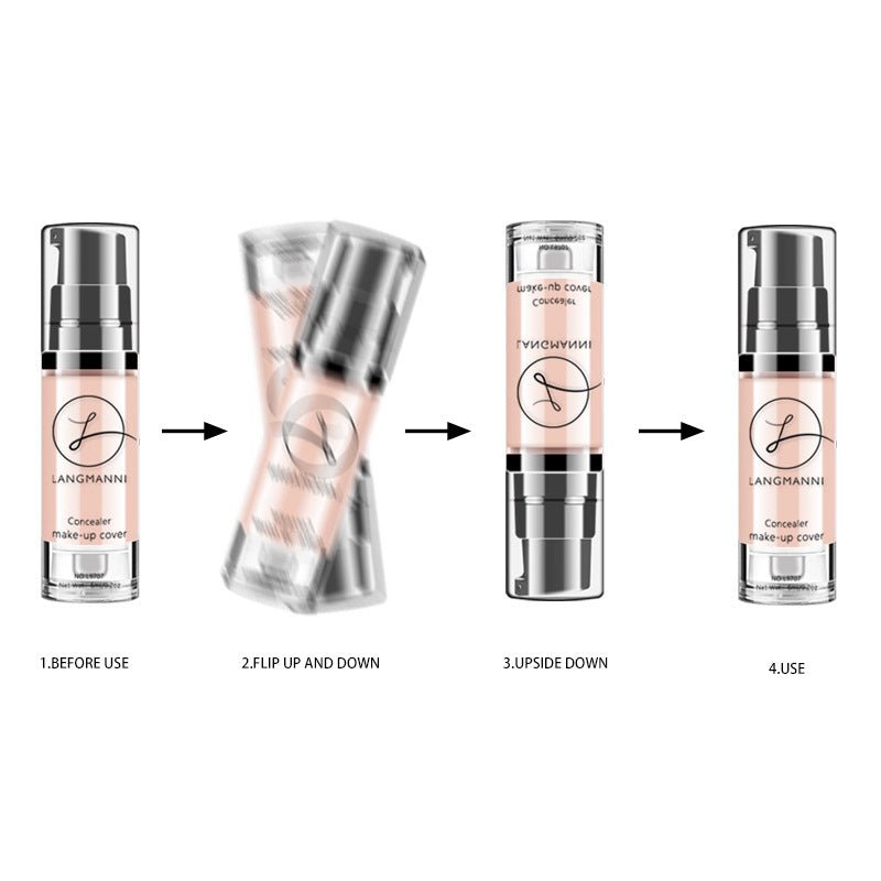 Liquid Foundation Concealer – Waterproof & Brightening Skin Tint