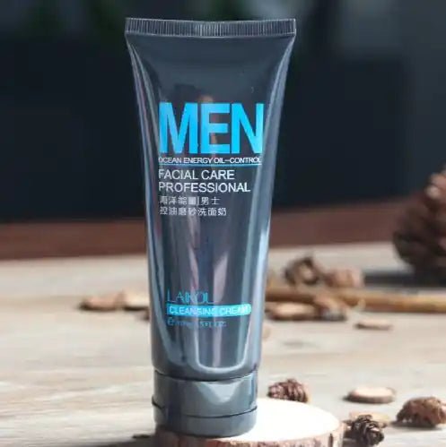 Men's 3-Piece Skincare Set: Cleanser, Toner & Moisturizer | Burford Glow