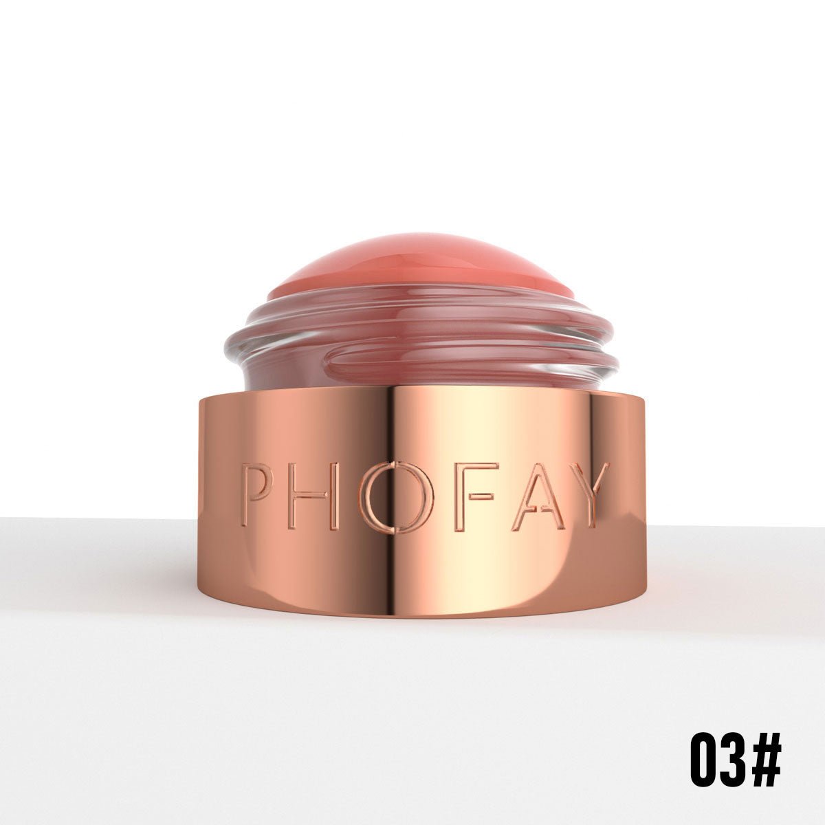 Phofay mousse blush cream, long-lasting lightweight creamy blush for cheeks and lips with natural flush finish