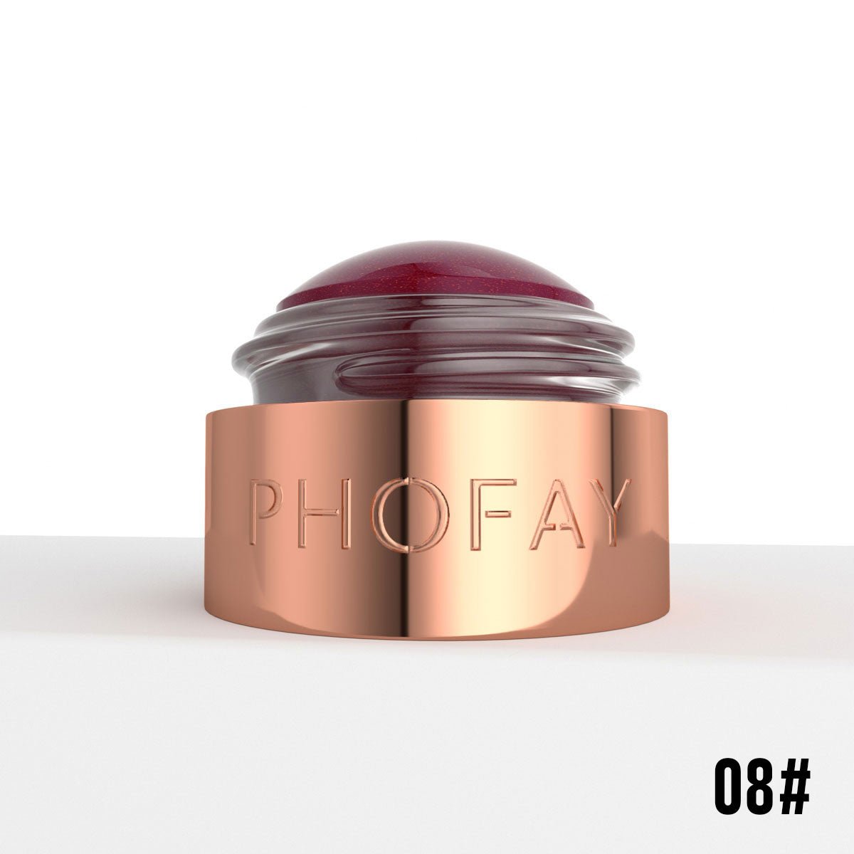 Phofay mousse blush cream, long-lasting lightweight creamy blush for cheeks and lips with natural flush finish