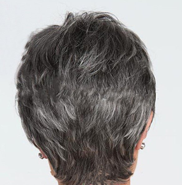 Short Oblique Bang Wig – Heat-Resistant Synthetic, Natural Everyday Style