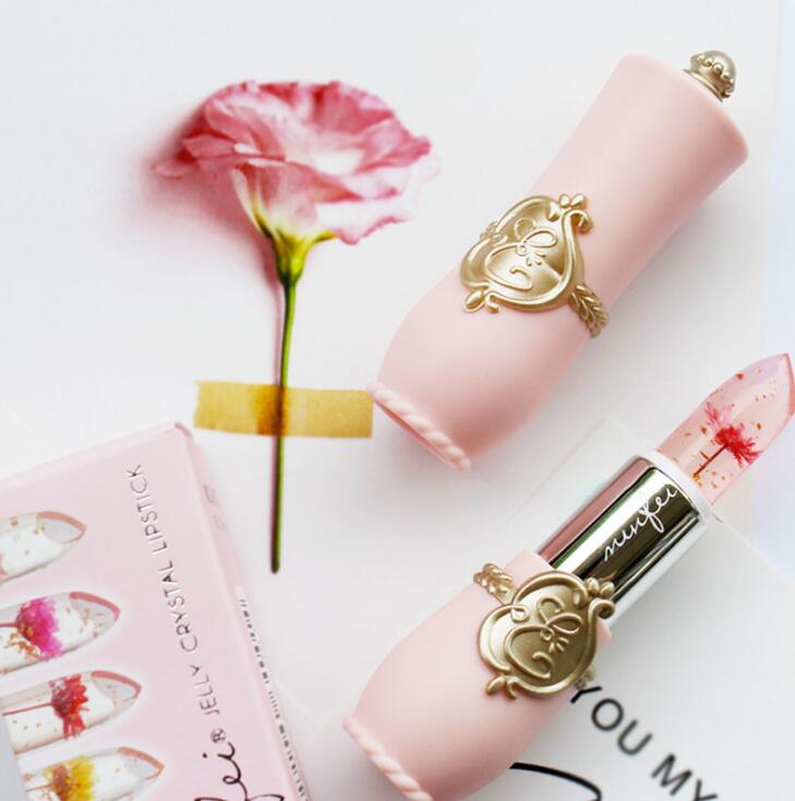 Burford Glow Crystal Jelly Flower Lip Gloss – 6 Shades
