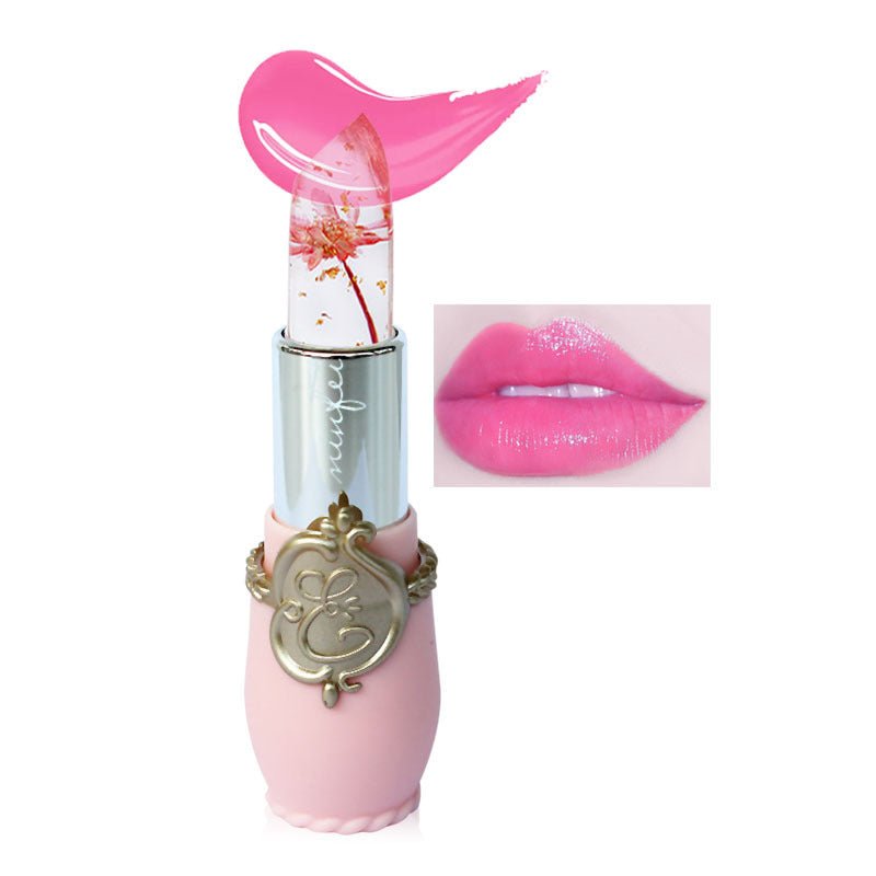 Burford Glow Crystal Jelly Flower Lip Gloss – 6 Shades