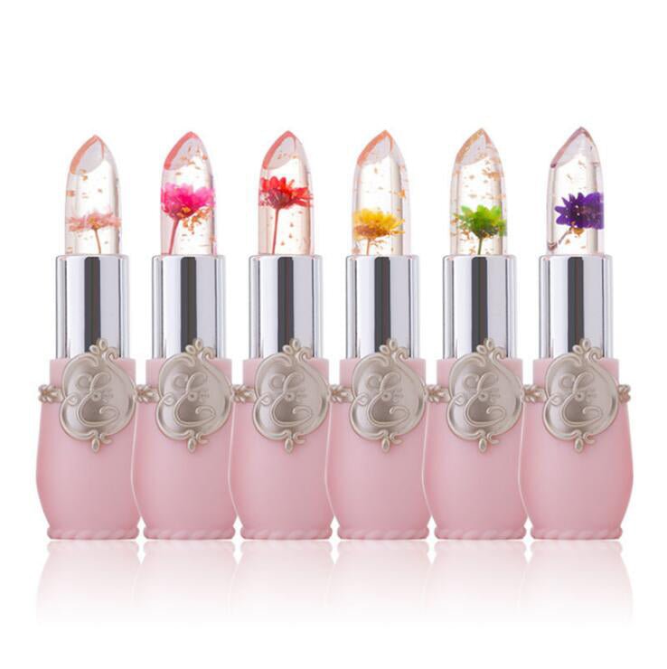 Burford Glow Crystal Jelly Flower Lip Gloss – 6 Shades