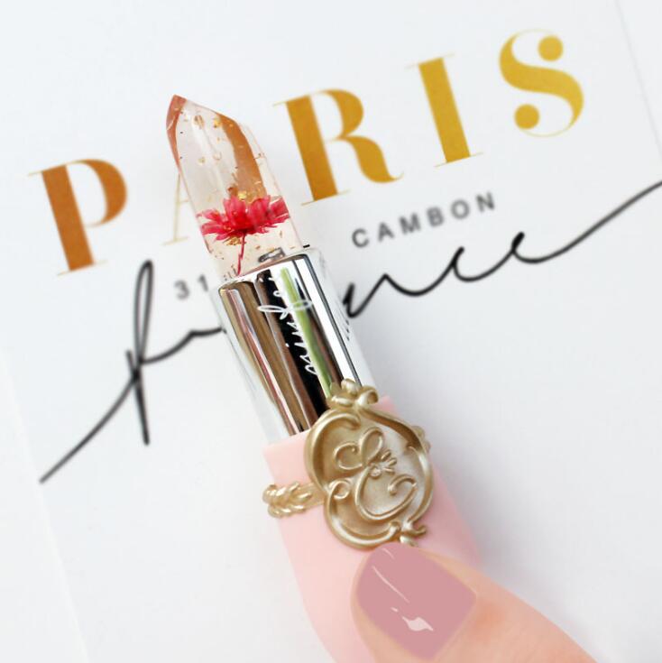 Burford Glow Crystal Jelly Flower Lip Gloss – 6 Shades