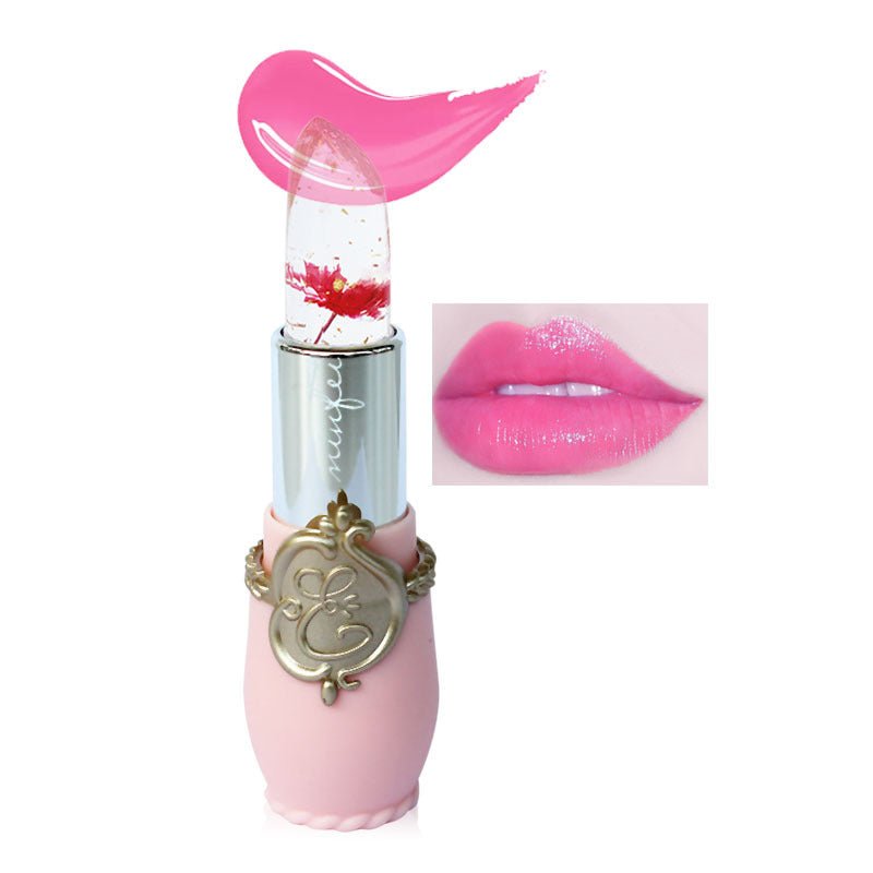 Burford Glow Crystal Jelly Flower Lip Gloss – 6 Shades