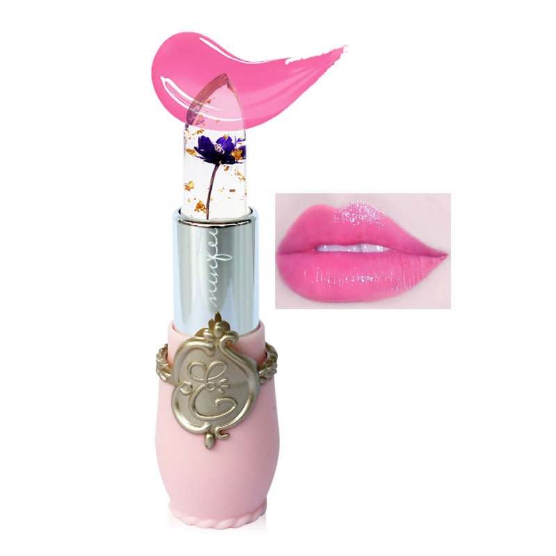 Burford Glow Crystal Jelly Flower Lip Gloss – 6 Shades