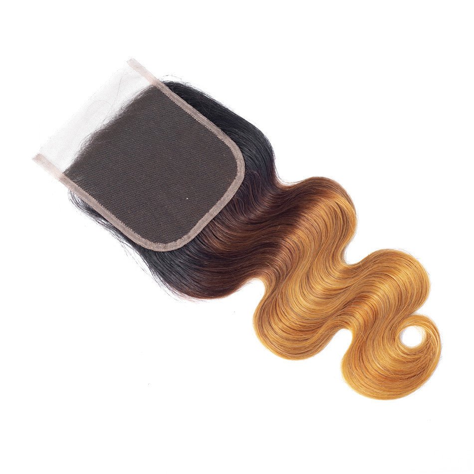 Burford Glow Tricolor Human Hair Wig – Hand-Woven Brown