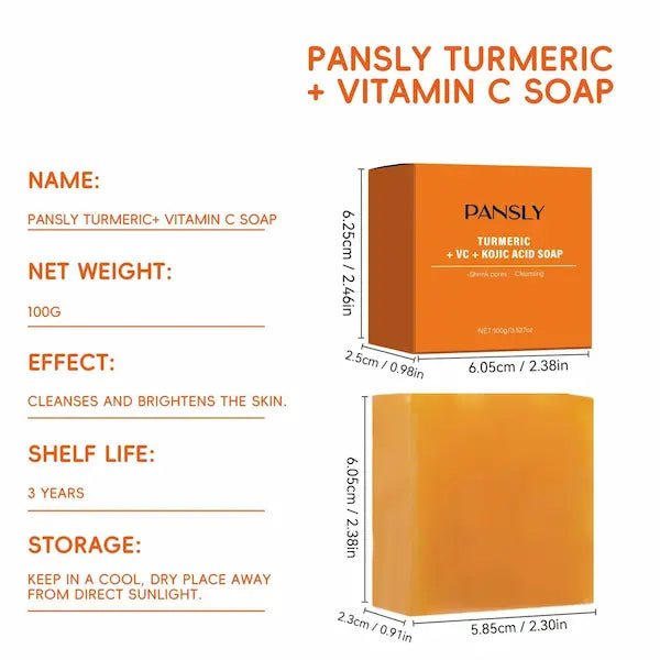 Turmeric Vitamin C & Kojic Acid Brightening Soap | Burford Glow