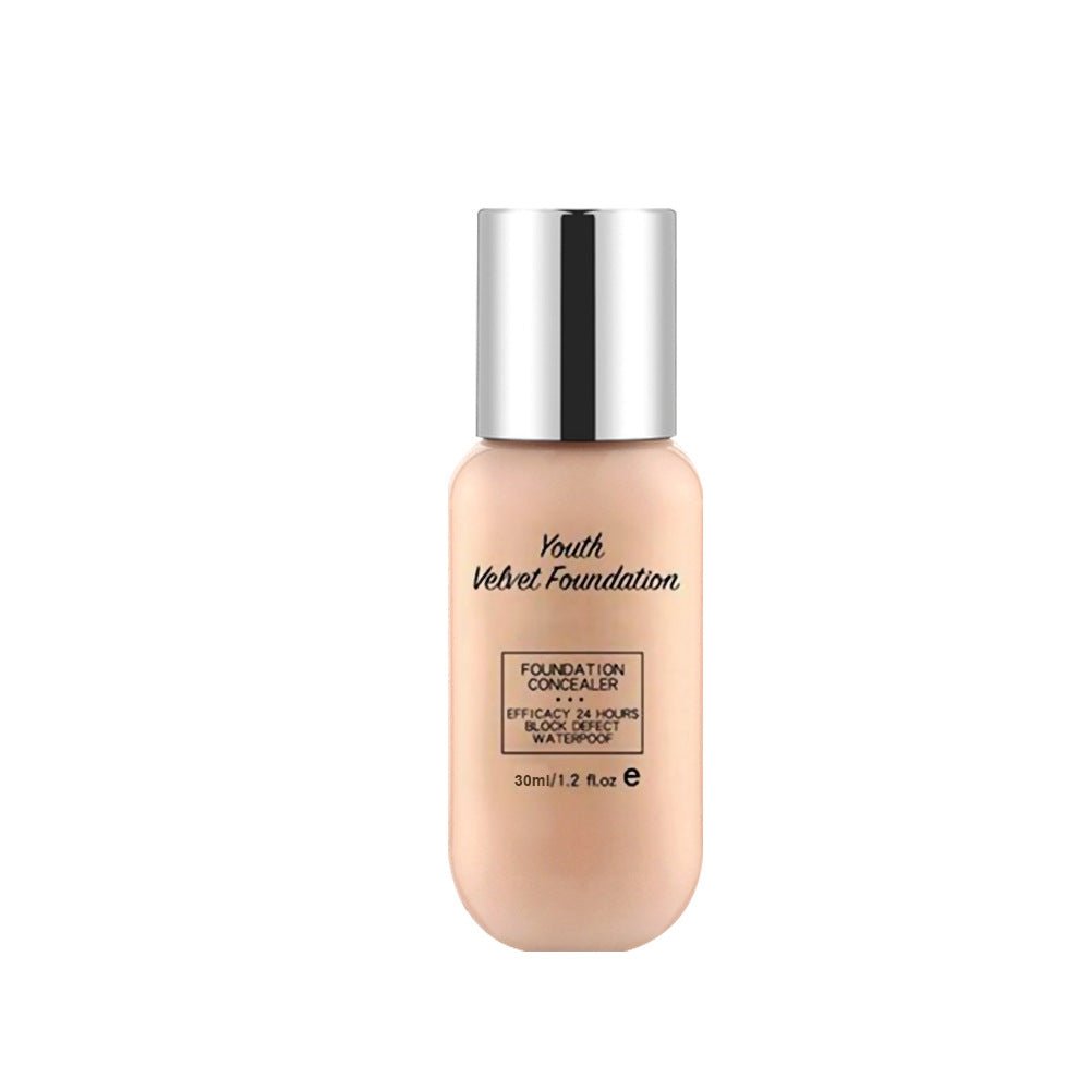 Matte Waterproof Foundation – Oil-Control Full Coverage Velvet
