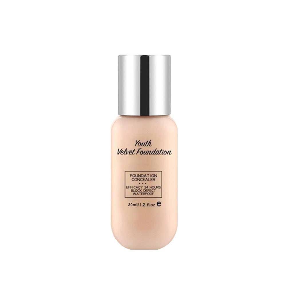 Matte Waterproof Foundation – Oil-Control Full Coverage Velvet