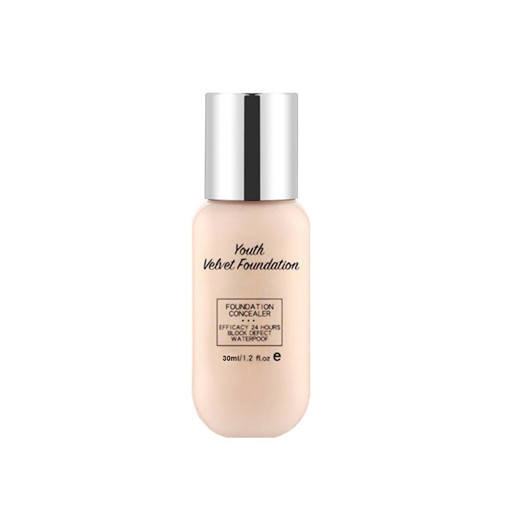 Matte Waterproof Foundation – Oil-Control Full Coverage Velvet