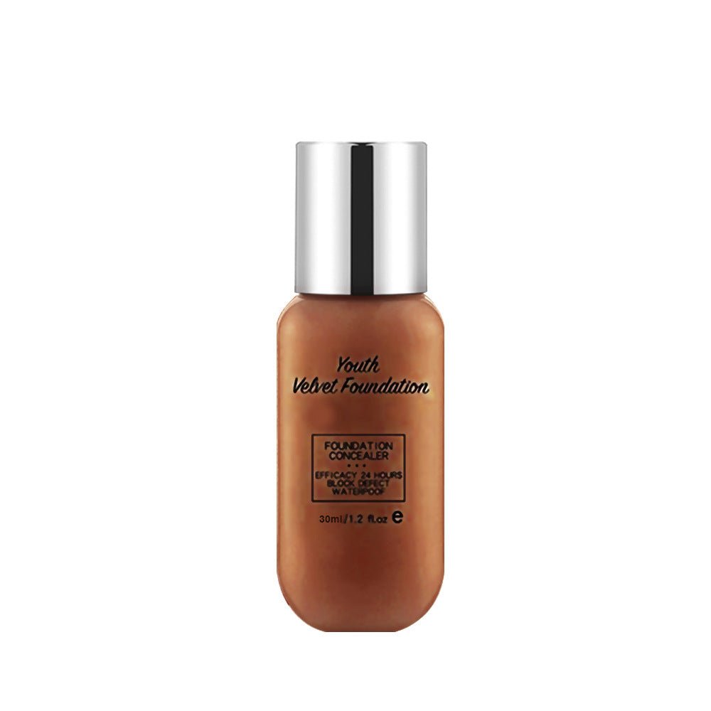 Matte Waterproof Foundation – Oil-Control Full Coverage Velvet