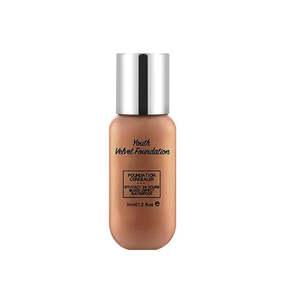 Matte Waterproof Foundation – Oil-Control Full Coverage Velvet