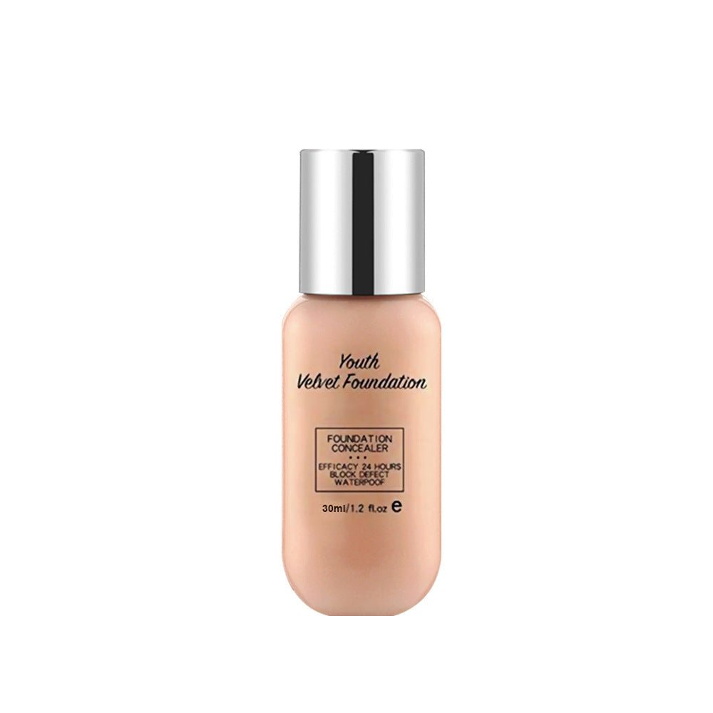 Matte Waterproof Foundation – Oil-Control Full Coverage Velvet