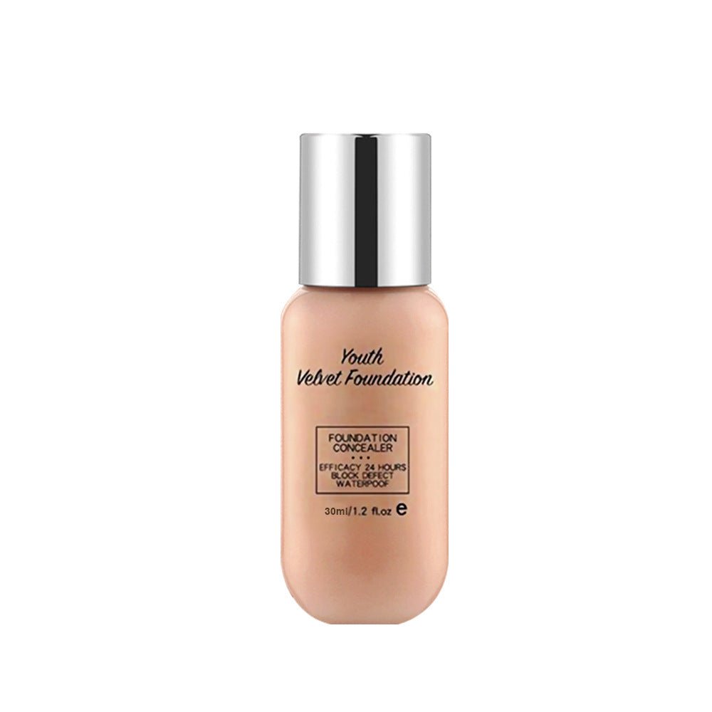 Matte Waterproof Foundation – Oil-Control Full Coverage Velvet