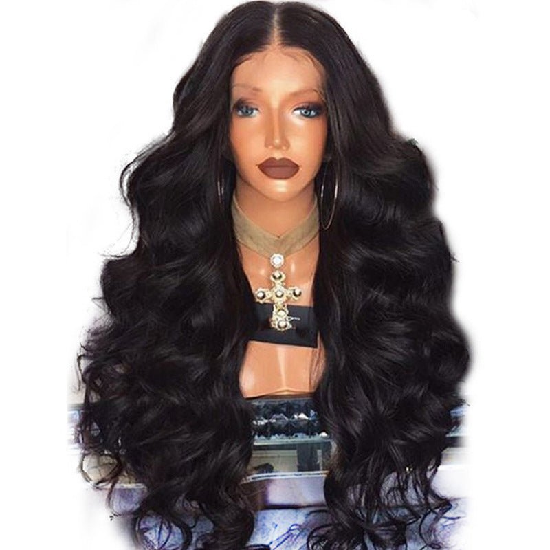 Burford Glow Long Straight Lace Front Wig – Oblique Bangs