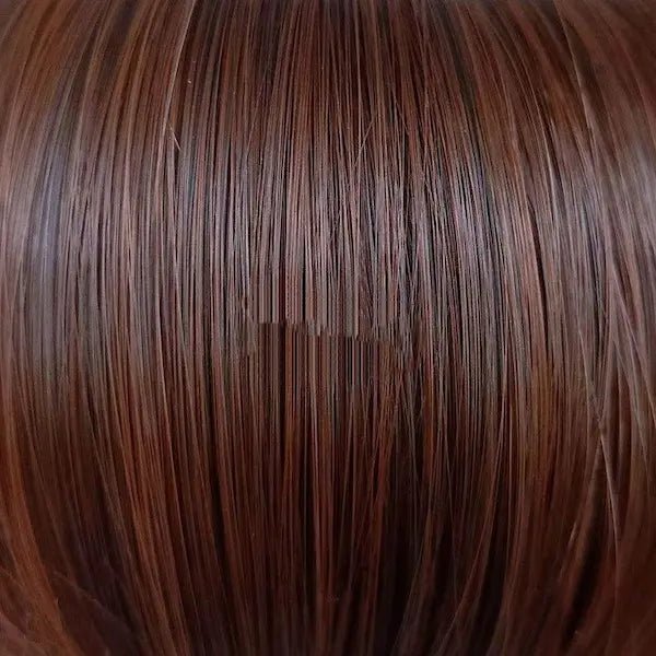 Burford Glow Long Straight Lace Front Wig – Oblique Bangs