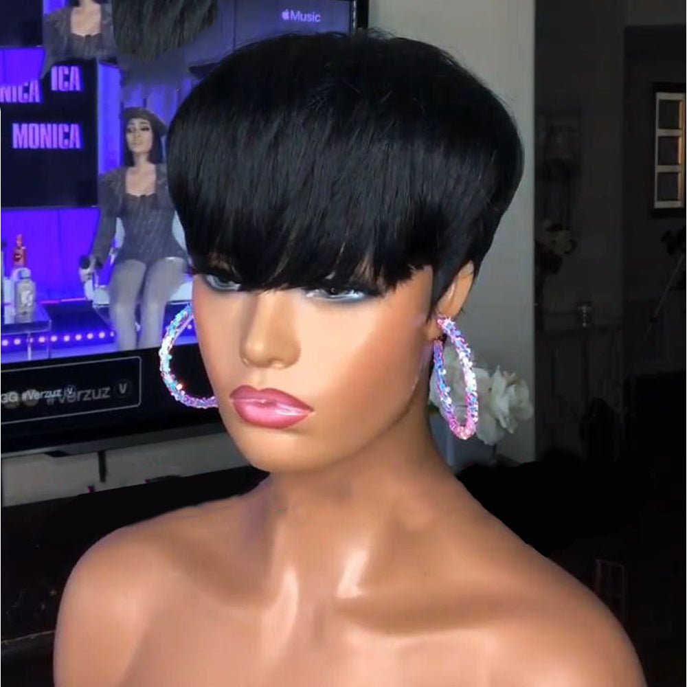 Classic Black Bob Wig – Natural Style Everyday Wig