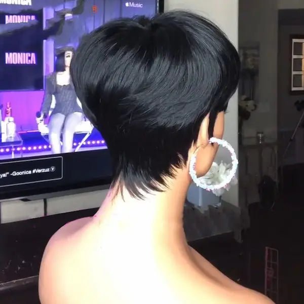 Classic Black Bob Wig – Natural Style Everyday Wig