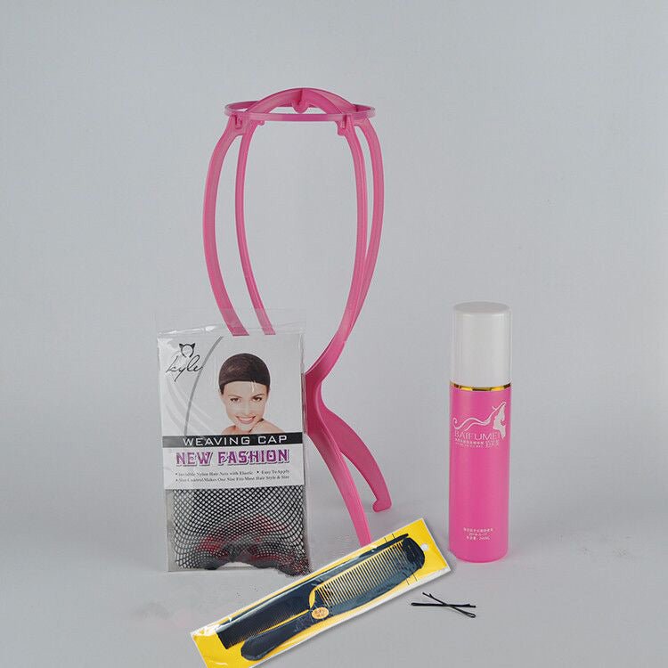 Burford Glow 5-Piece Wig Care & Maintenance Kit – Pink