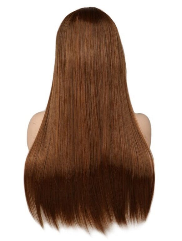 Burford Glow Long Straight Wig with Bangs – 6 Shades
