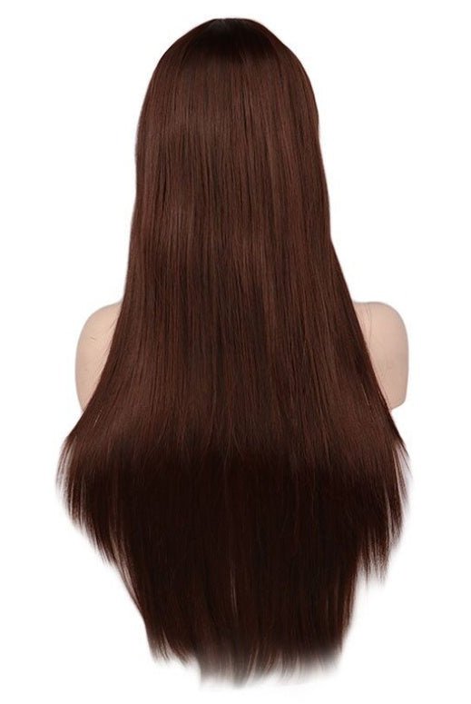 Burford Glow Long Straight Wig with Bangs – 6 Shades