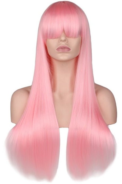 Burford Glow Long Straight Wig with Bangs – 6 Shades
