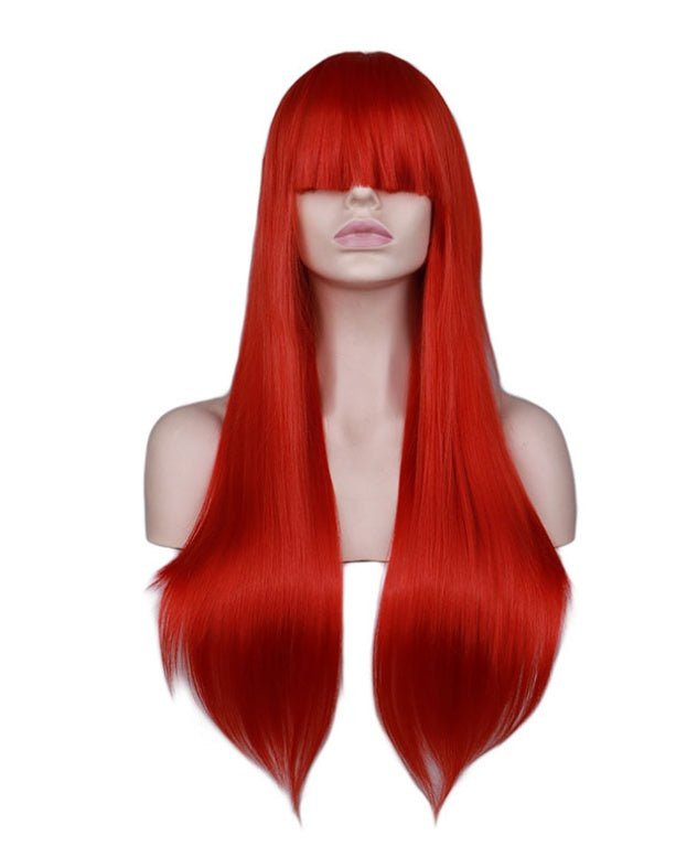 Burford Glow Long Straight Wig with Bangs – 6 Shades