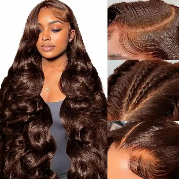 13x4 HD Lace Front Straight Human Hair Wig | Burford Glow