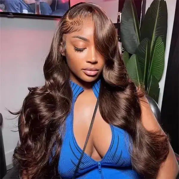 13x4 HD Lace Front Straight Human Hair Wig | Burford Glow