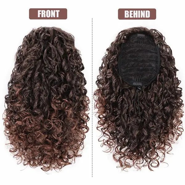 Burford Glow African Curls Ponytail Wig – 14 Inch