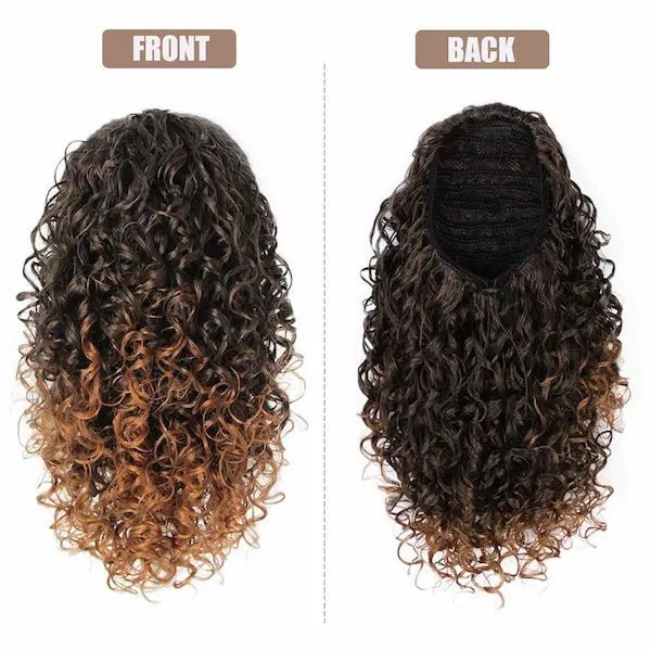 Burford Glow African Curls Ponytail Wig – 14 Inch